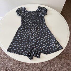 XL GIRL FLOWER ROMPER